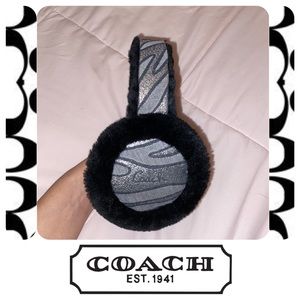 Coach Earmuffs Soft Furry Headband Over Ears